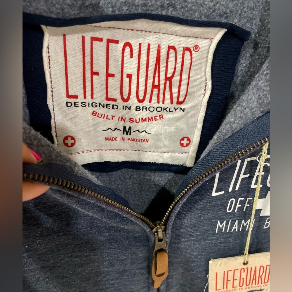 Lifeguard hoodie with zipper M